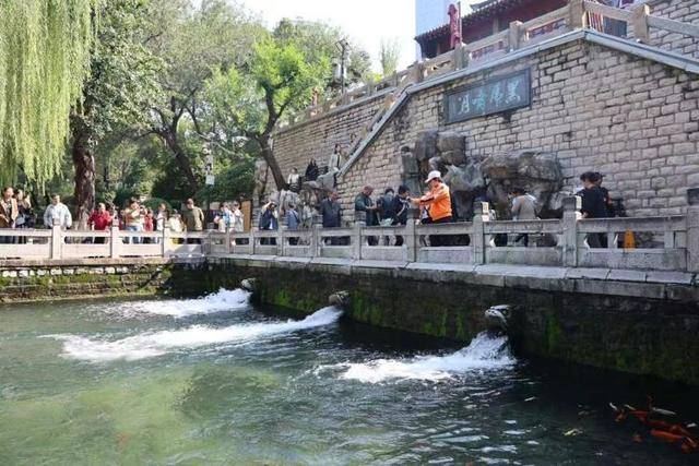 黑虎泉喷得“兽头”都不够用了!济南群泉竞涌,几十年一见